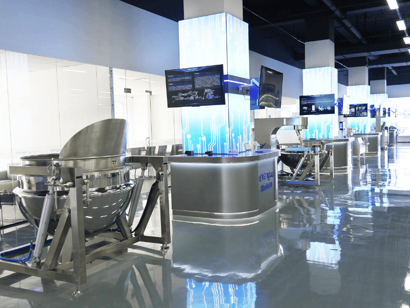 Meat processing and snack food automated machines