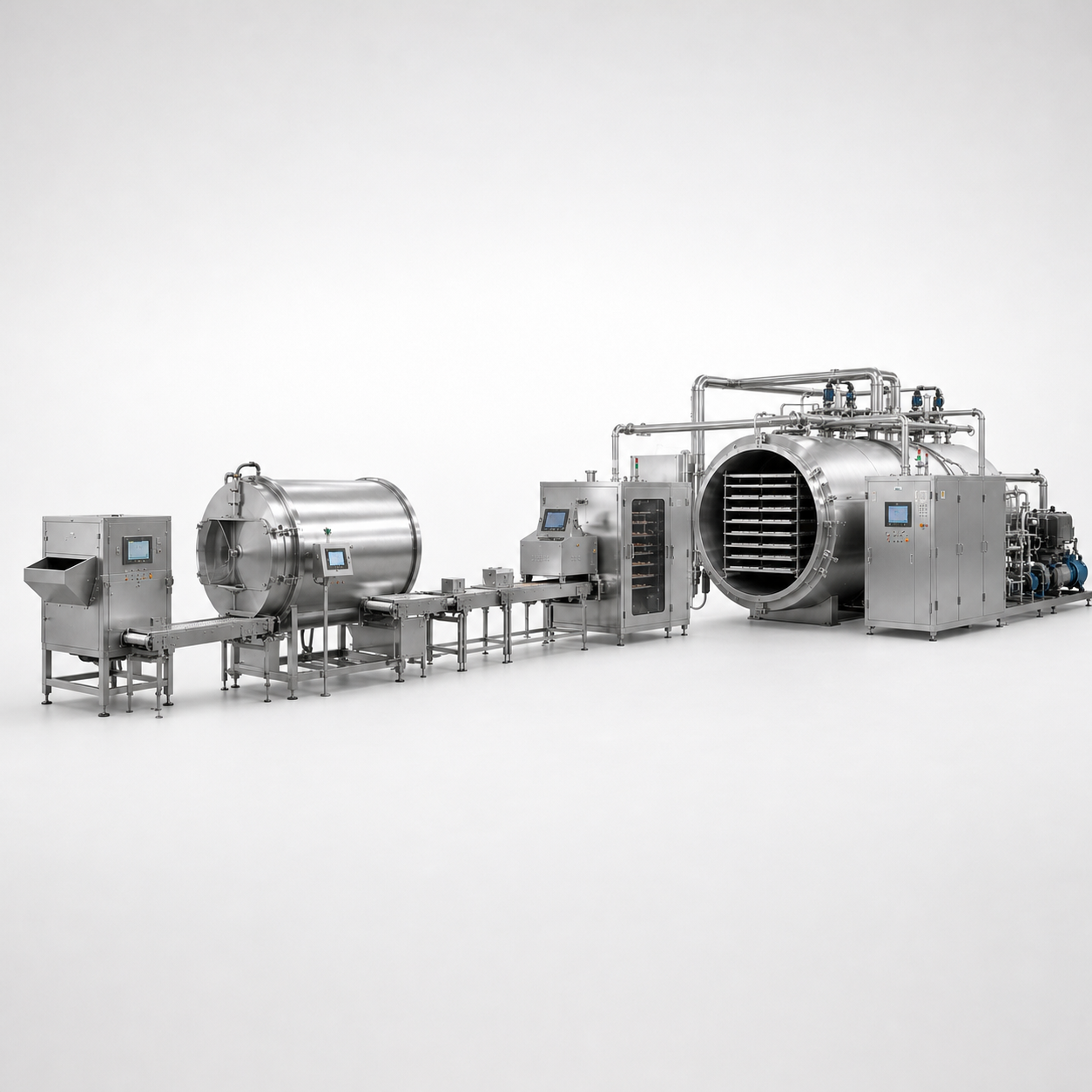 Client-supplied FD meat and seafood production line illustration