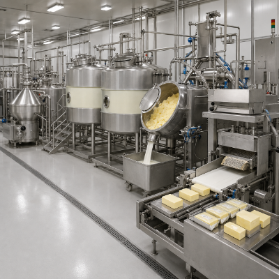 Butter route production systems