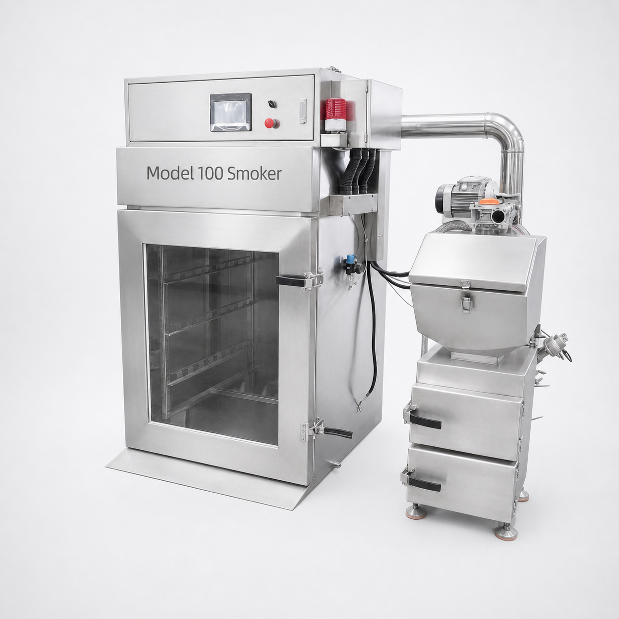 Client-supplied Model 100 Smoker illustration