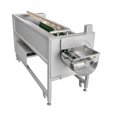 Brush-and-spray washing mechanism