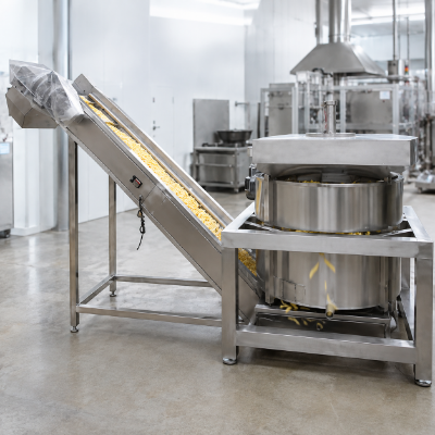 De-oiling and seasoning process equipment