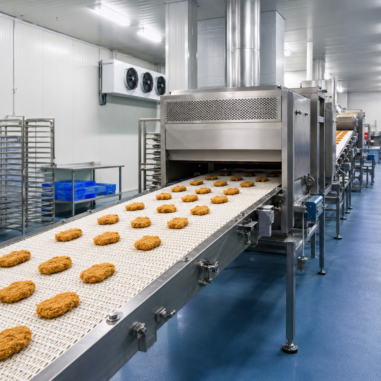 Breaded and fried products