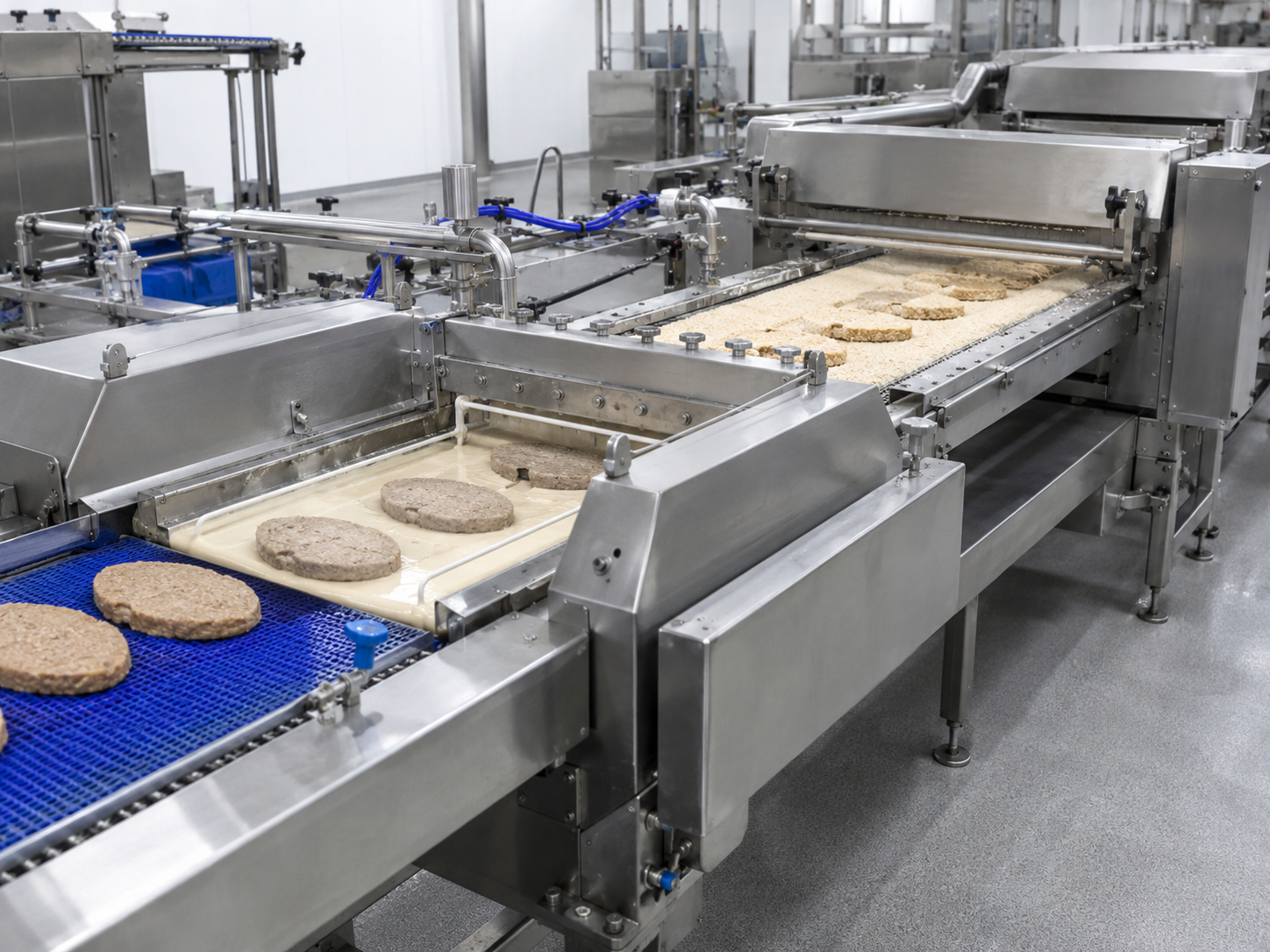 Coating machine technical routing