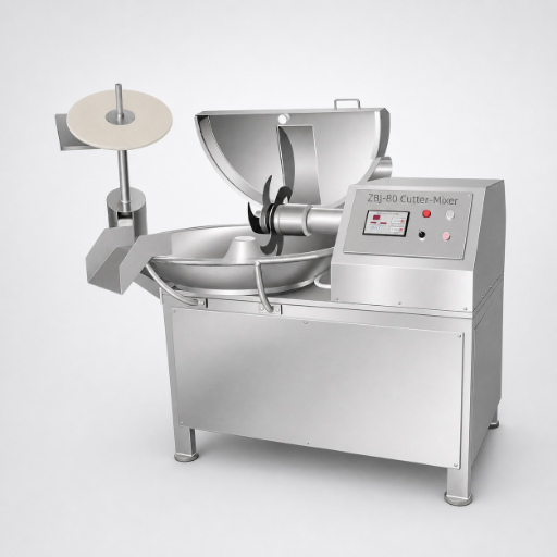 Cutting and mixing equipment product visual.