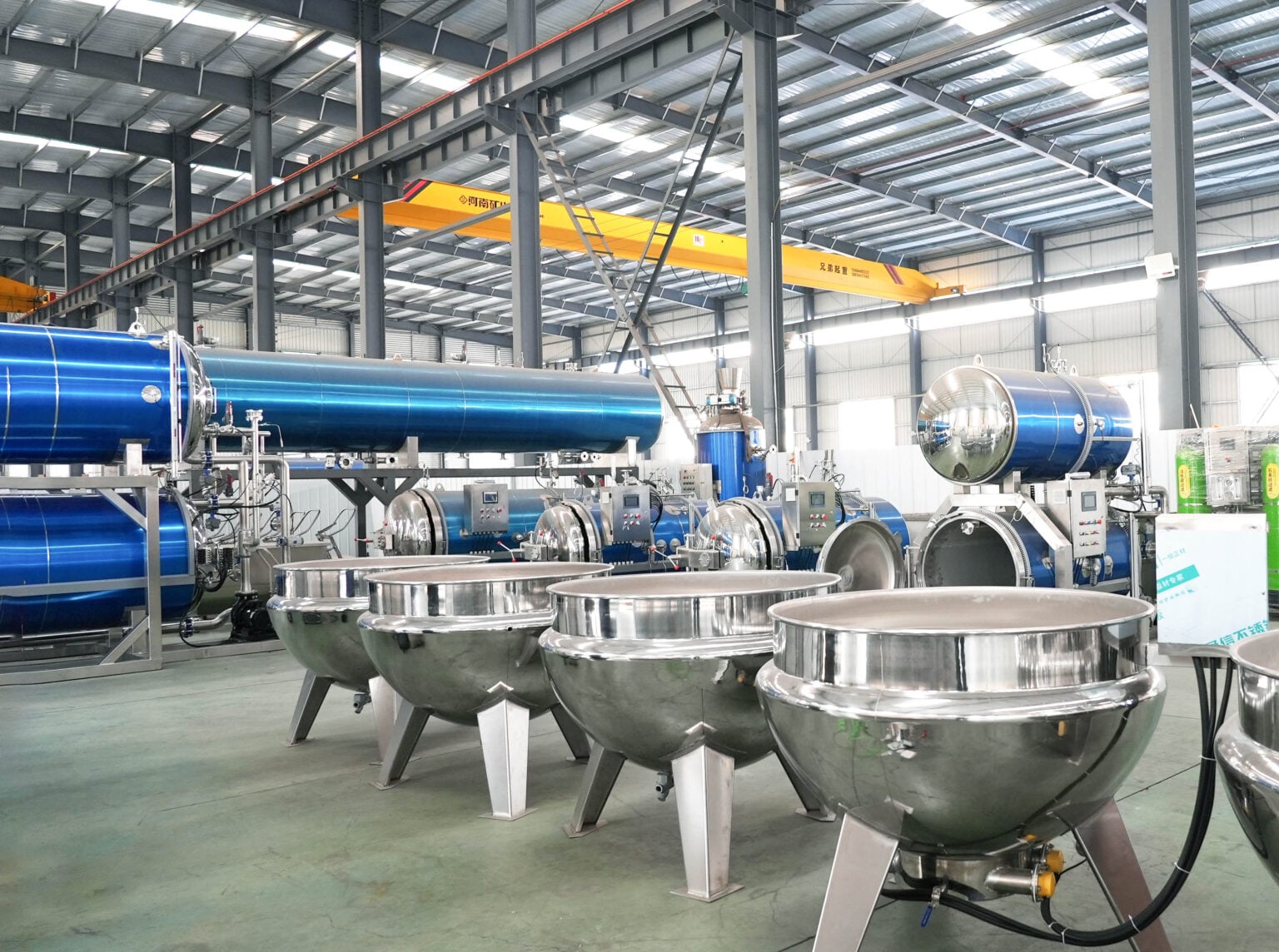 Food processing line operational context and requirements