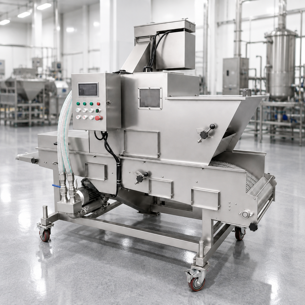 Drum breader machine