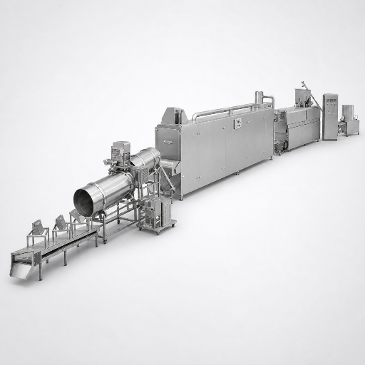 Dry Kibble Extrusion Line - Twin-screw extrusion detail