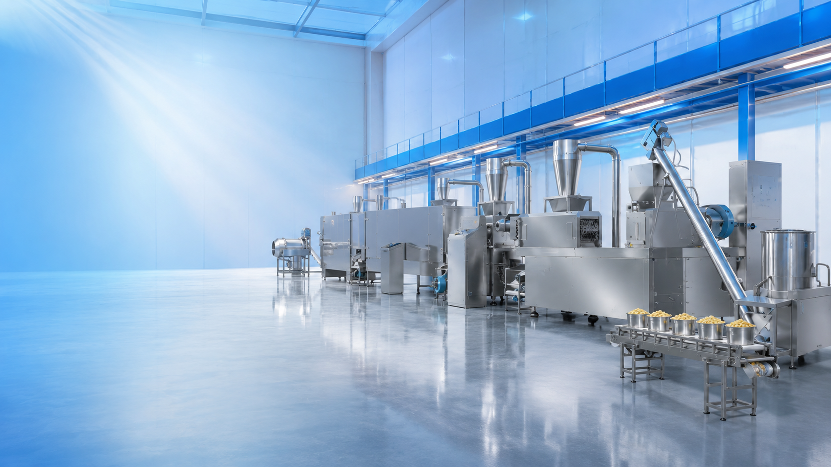 Shengtu Extruded & Puffed Snack Line Configuration