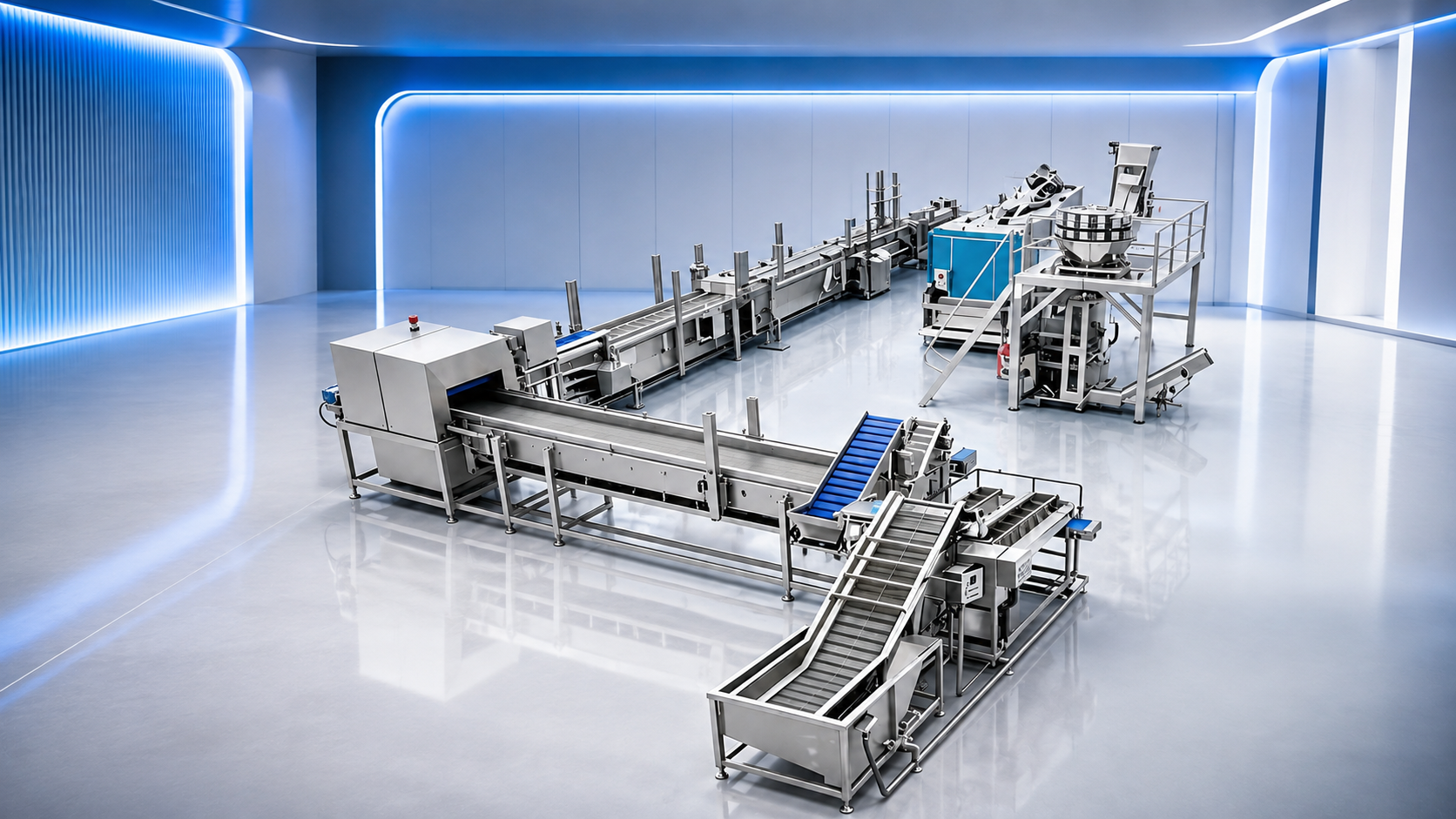IQF Frozen Food Production Line