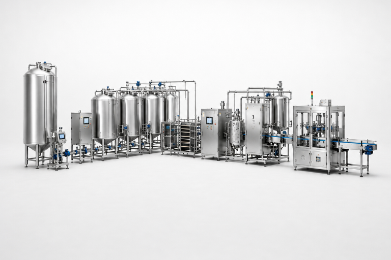 Pasteurised and UHT Milk Line