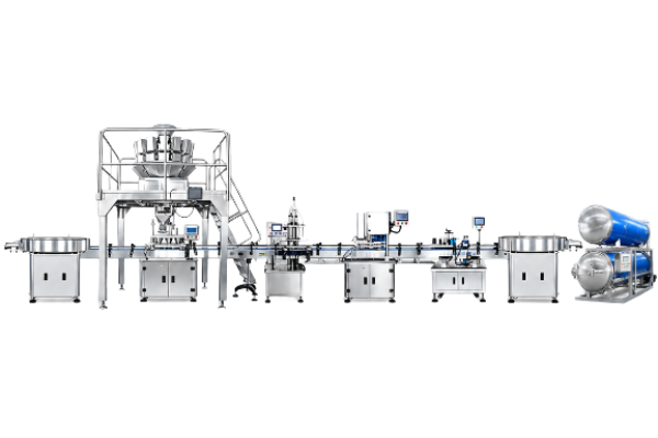 Retort Canned Pouch Line for industrial food processing