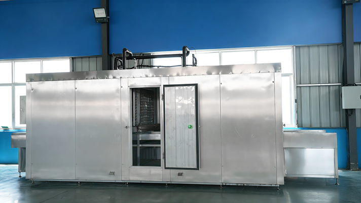 Tunnel IQF Freezer mechanical refrigeration system