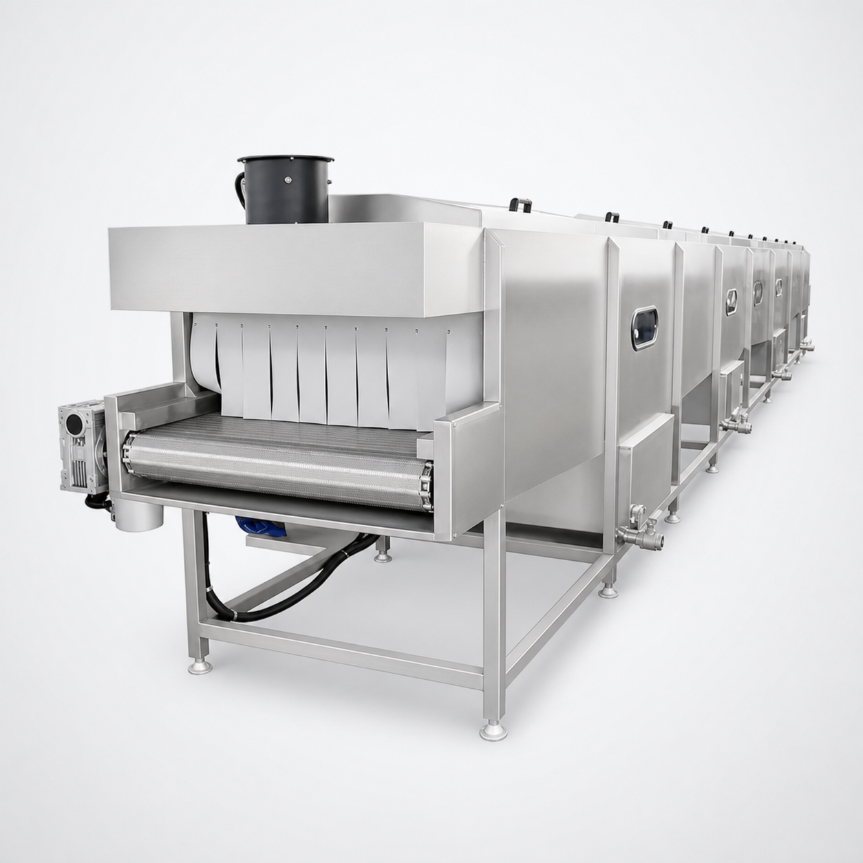 Tunnel sterilizer for project route screening
