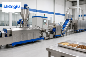 Food extrusion equipment production line overview