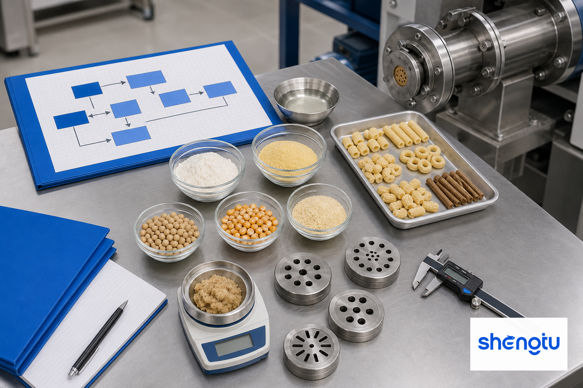 Map the Recipe to a Process Window Before Selecting Hardware: food extrusion equipment process view