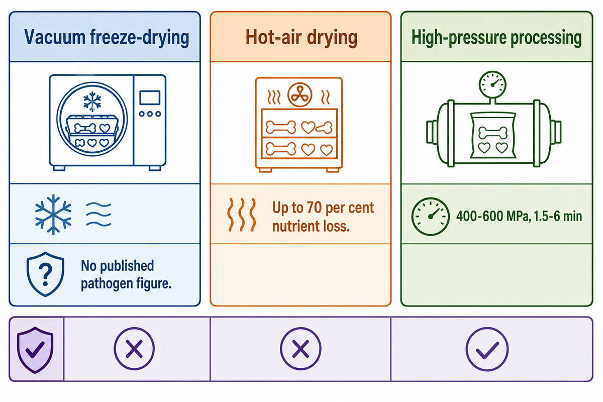 Freeze-Drying vs Hot-Air Drying vs HPP: Choosing the Route — Shengtu