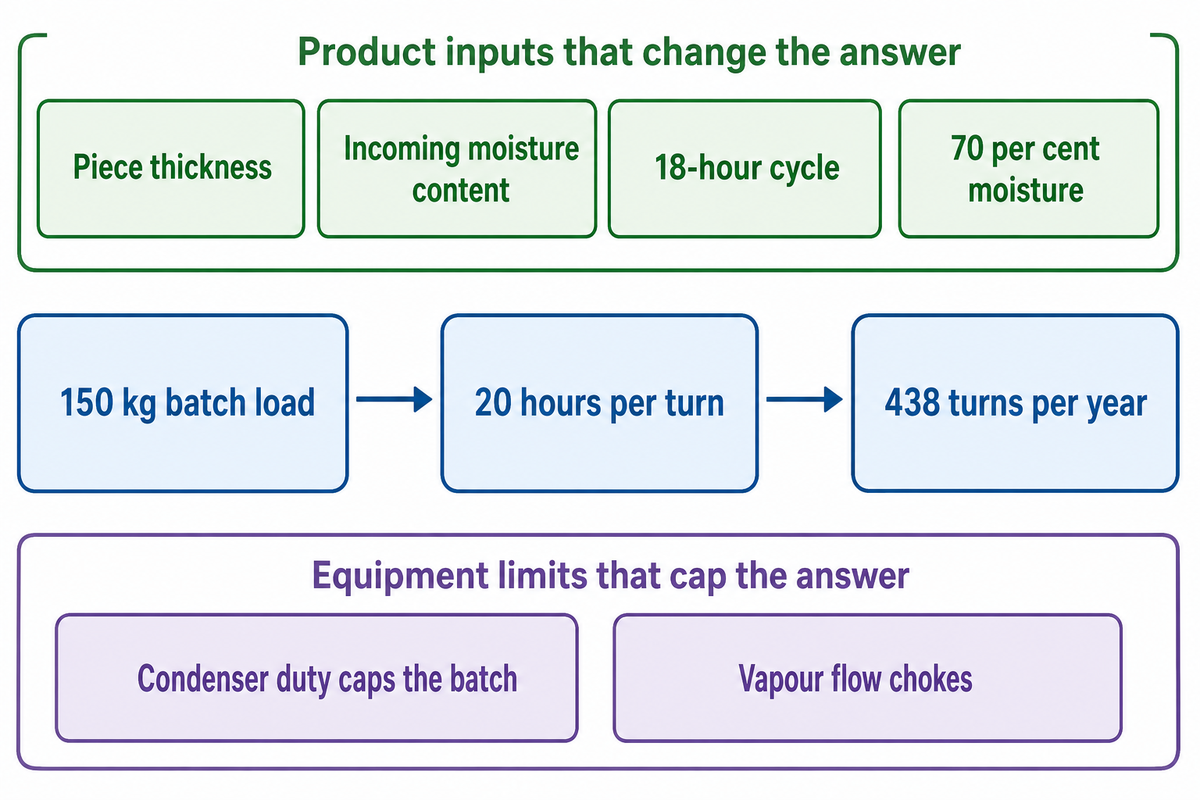 From Shelf Area to Annual Output: Sizing the Line — Shengtu