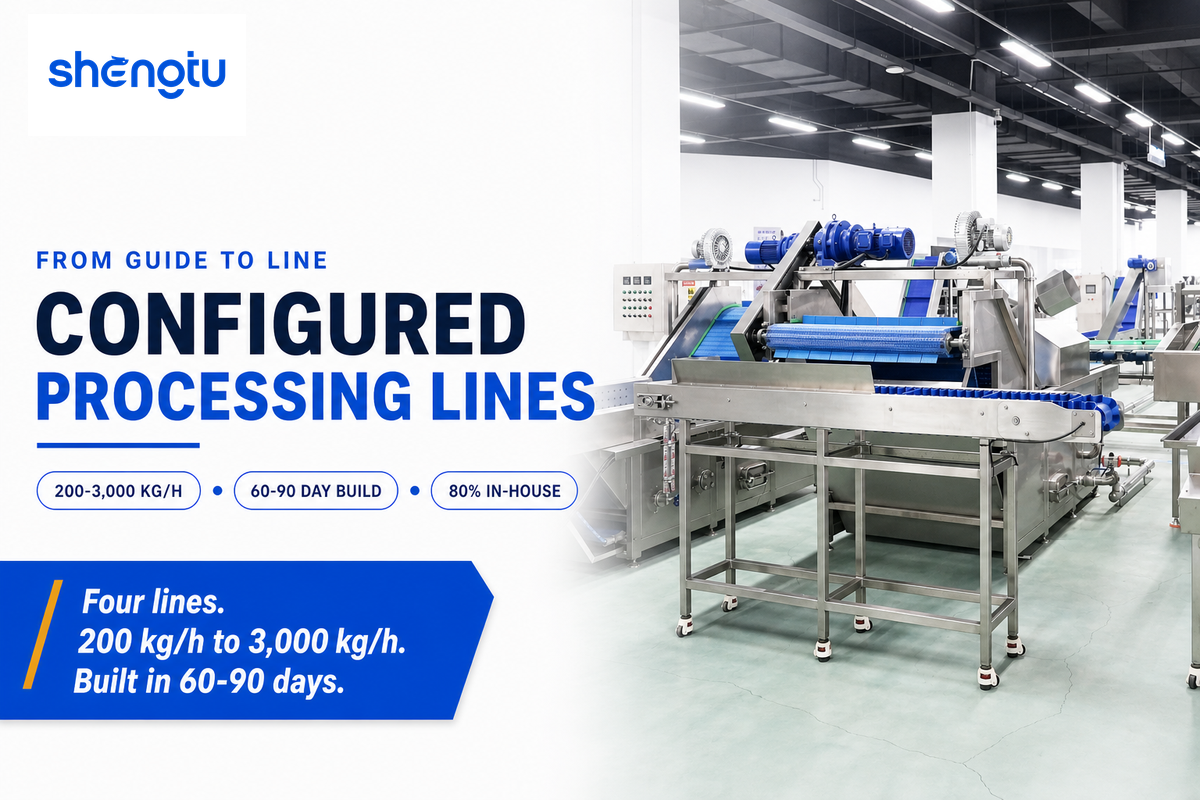 Choosing Your Processing Route: From This Guide to a Configured Line — Shengtu