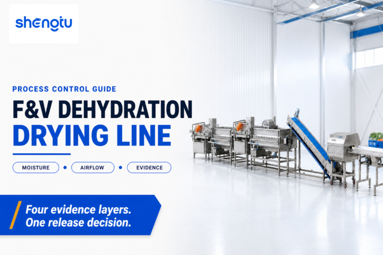 F&V Dehydration Drying Line: Process Control Guide