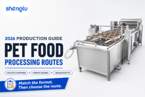 Pet Food Processing: 4 Production Routes Compared (2026)