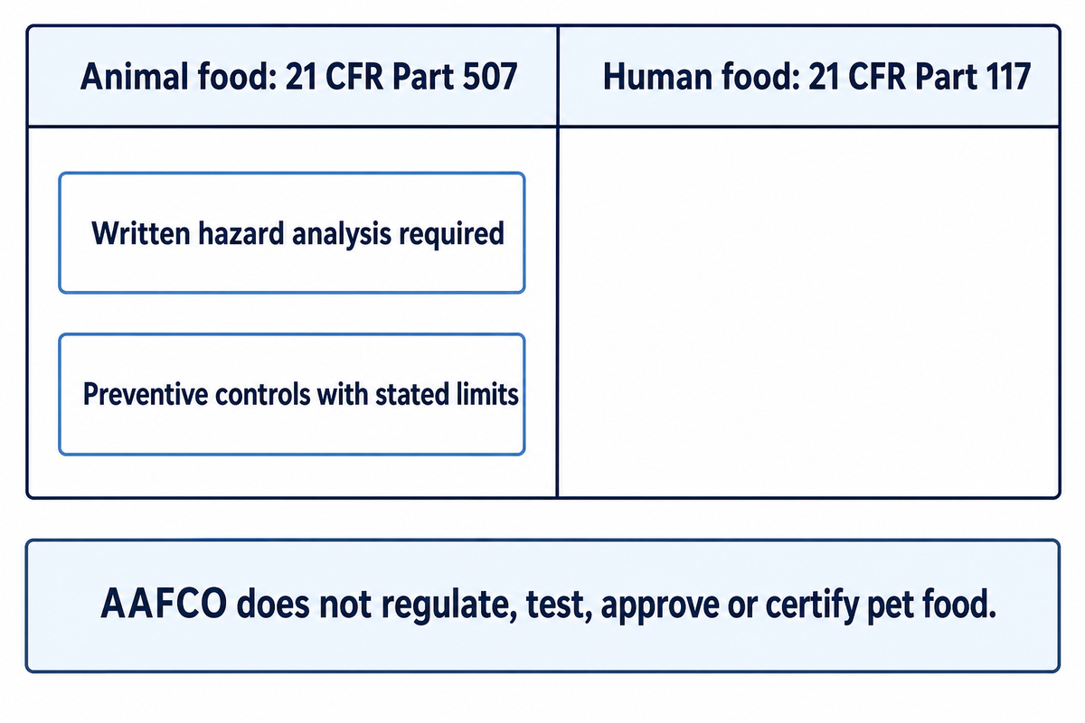 Food Safety and Regulatory Compliance: Animal Food, Not Human Food, Rules — Shengtu
