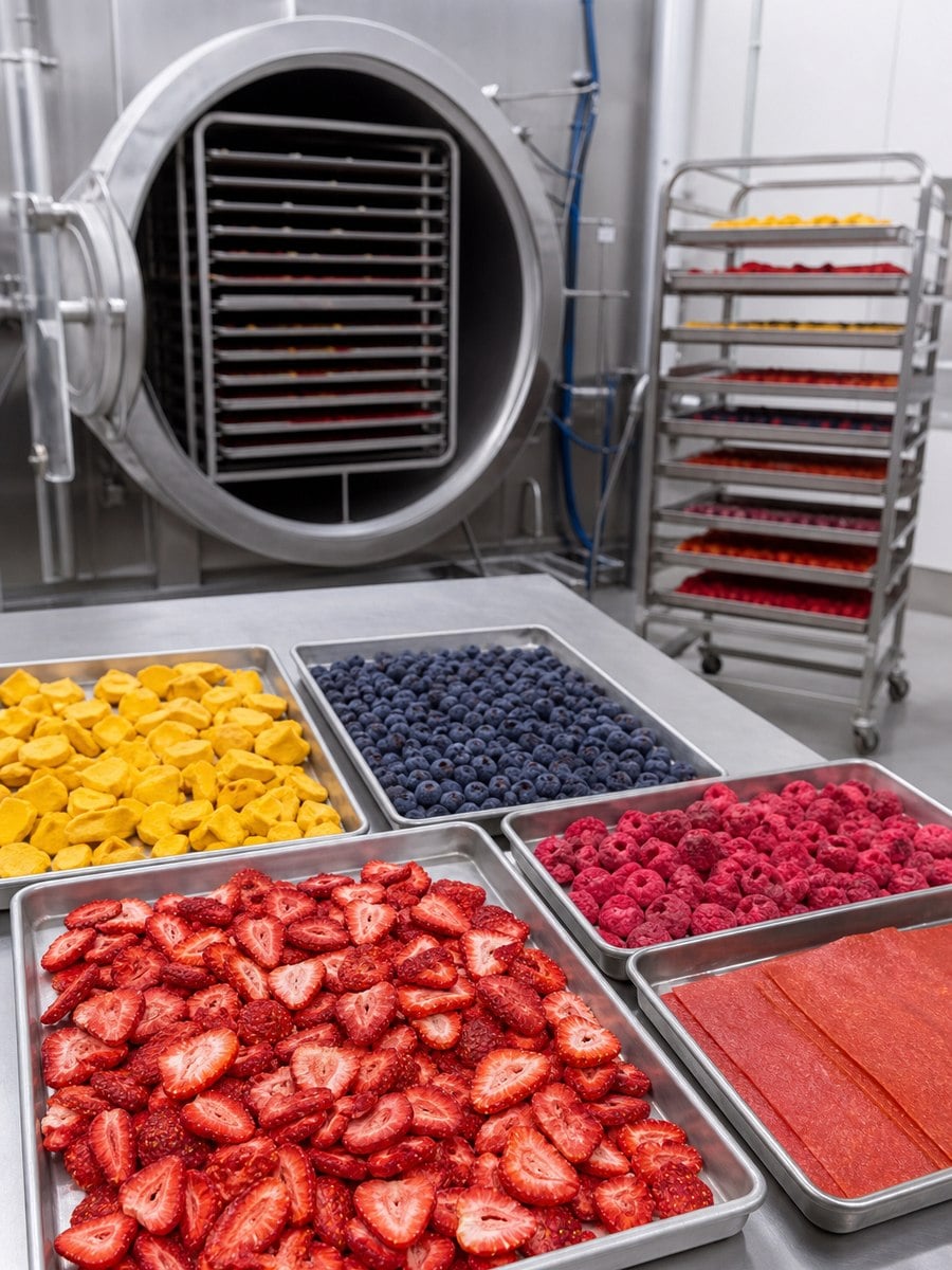 Freeze Dried Fruit Application in Vacuum Freeze Dryer