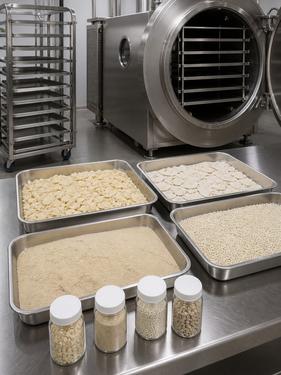 Probiotics and Functional Ingredients Application in Vacuum Freeze Dryer