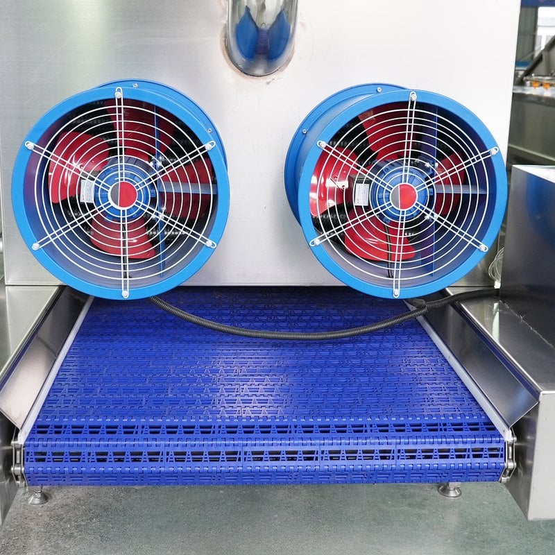 Mesh Belt Dryer Hot Air Circulation Fans