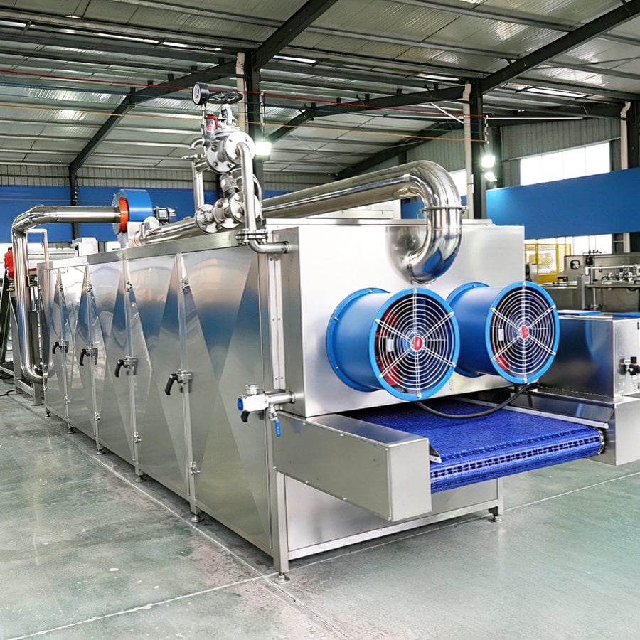 Mesh Belt Dryer Workflow Factory Testing