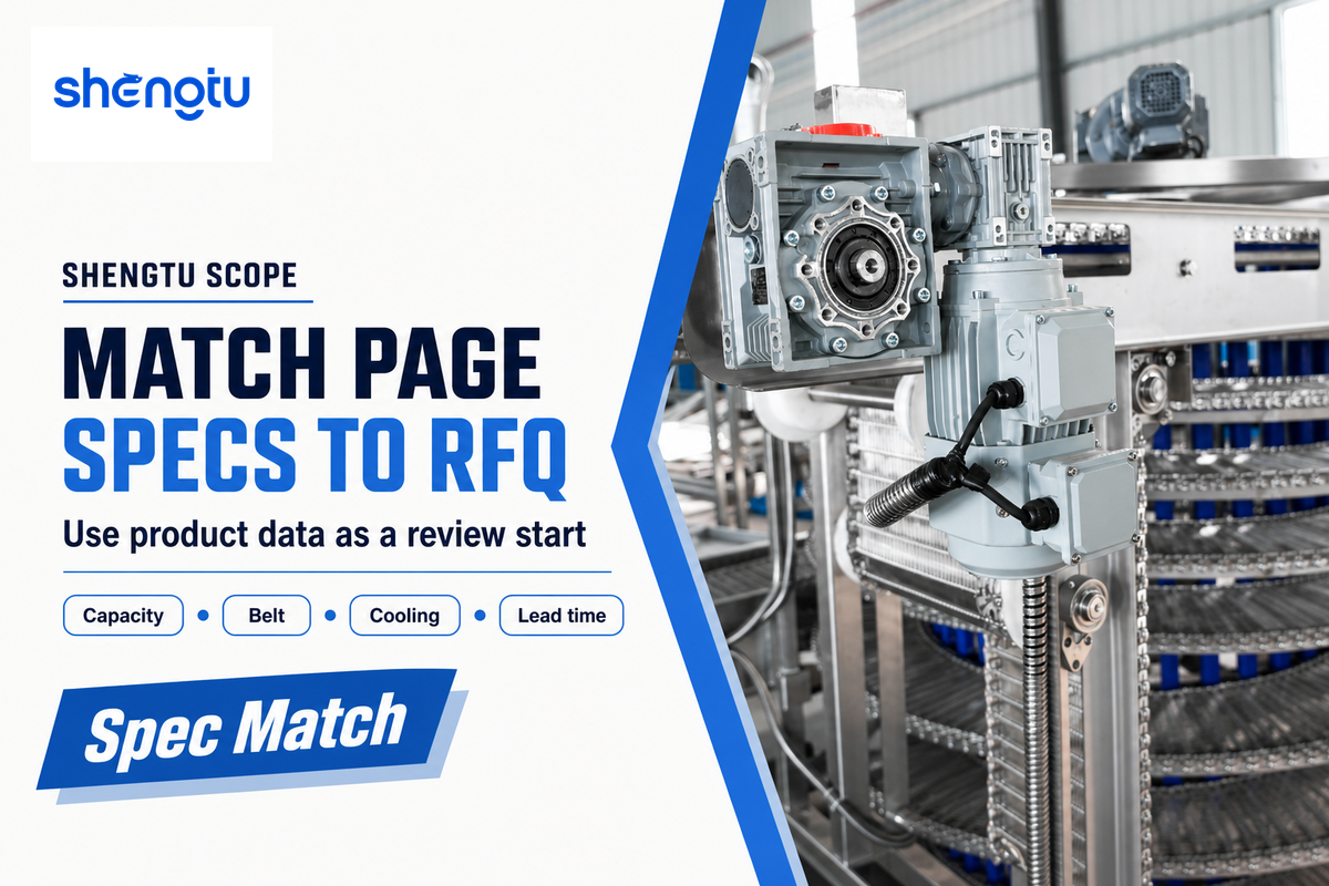 Match Shengtu's product page specs to your RFQ scope — shengtumachinery.com