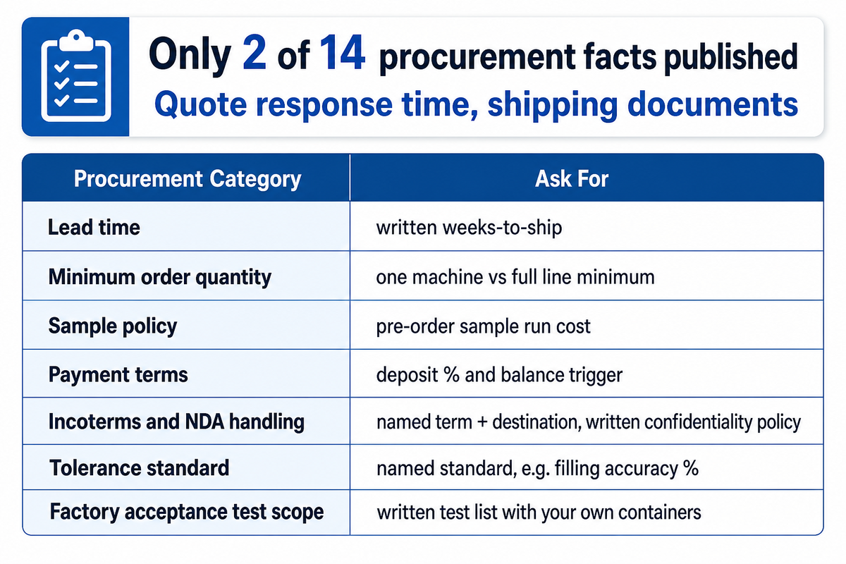 The 2-of-14 Procurement Disclosure Gap: What to Ask a Canning Line Supplier Before You Sign — Shengtu
