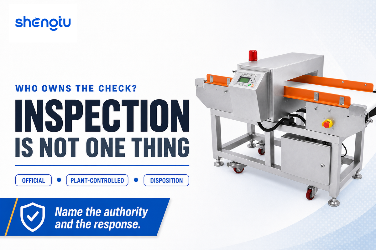Separate Official Inspection From Plant-Controlled Quality Checks — Shengtu