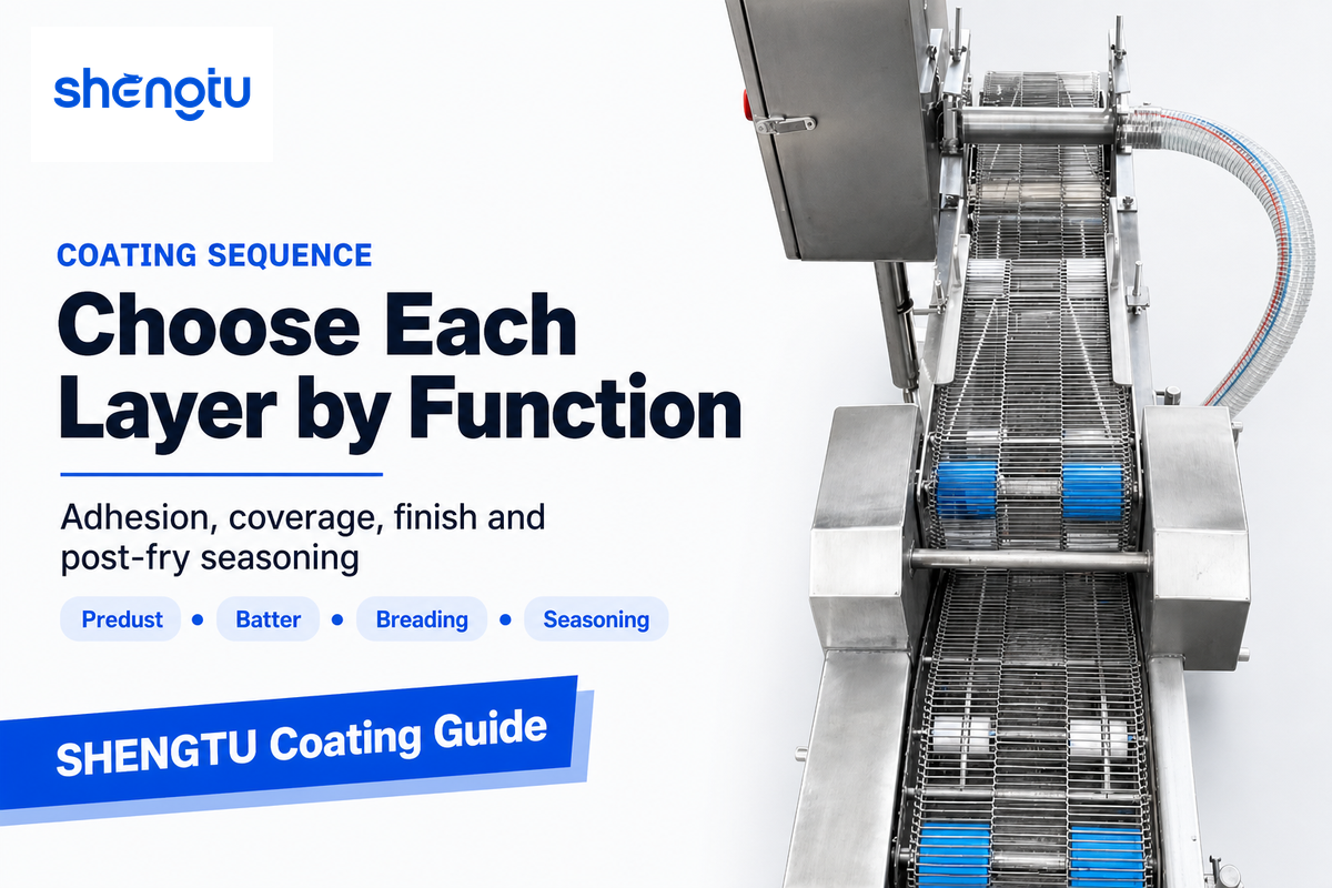 Predust, batter, breading and seasoning serve different coating functions — Shengtu guide