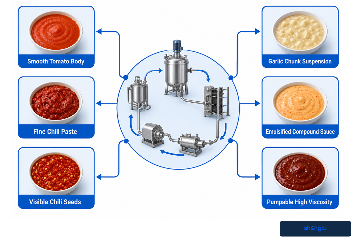 The Texture Target-to-Unit-Operation Grid — Shengtu Machinery