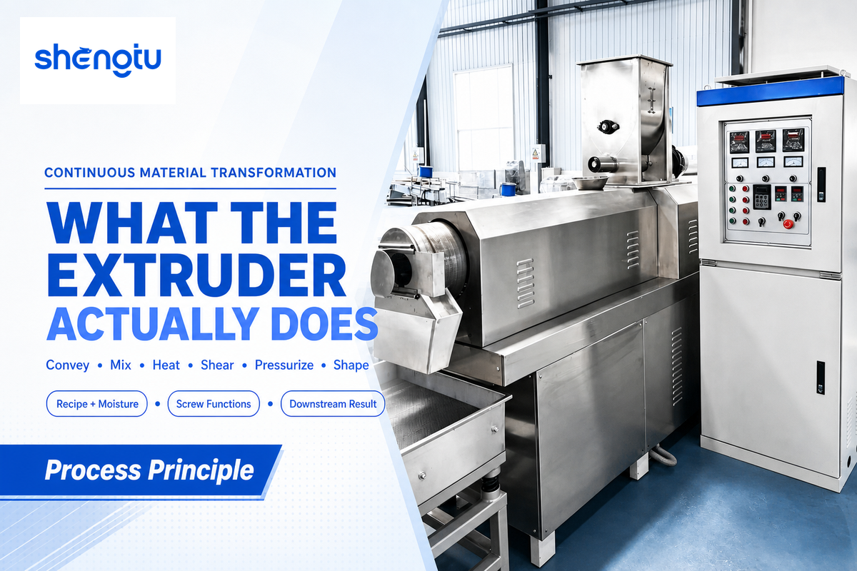 What Does a Twin-Screw Food Extruder Actually Do?