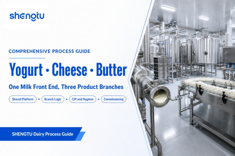 Yogurt / Cheese / Butter Line: Industrial Process Guide