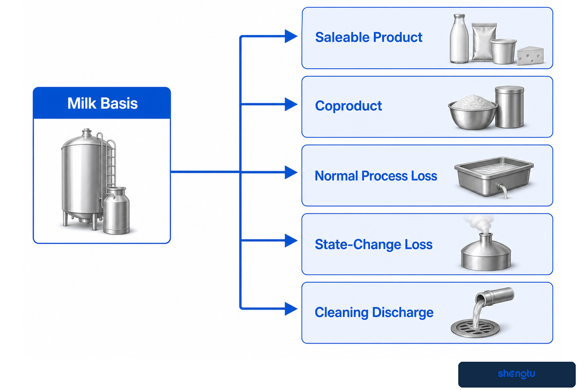 6. Build a Milk-Solids Destination Ledger Before Comparing Capacity — Shengtu Machinery